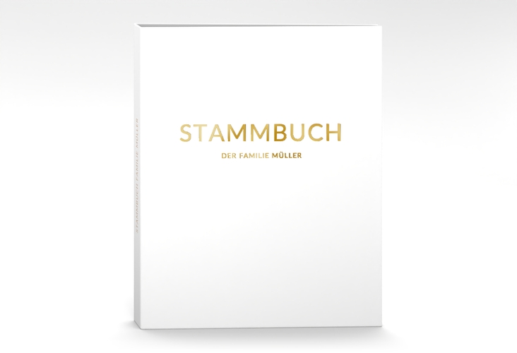 Stammbuch A4 Standesamt Stammbuch A4 weiss gold