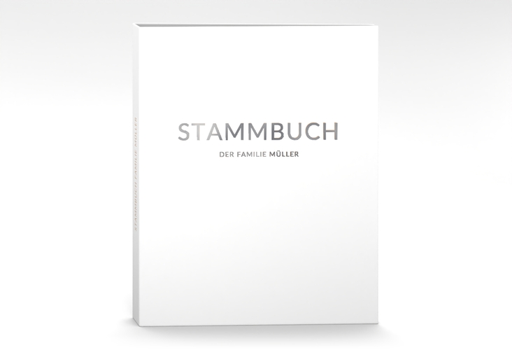 Stammbuch A4 Standesamt Stammbuch A4 weiss silber