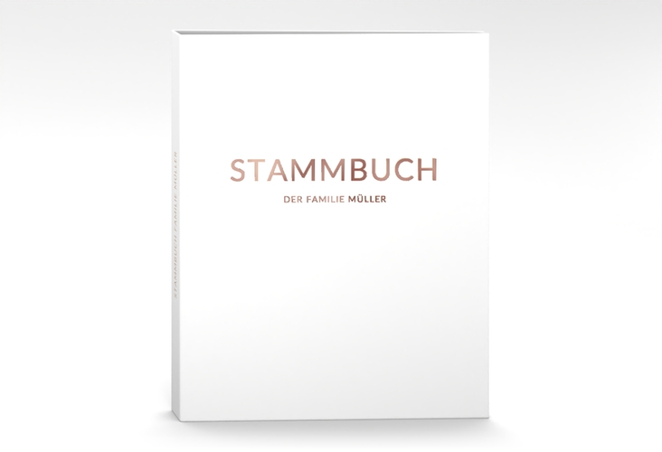 Stammbuch A4 Standesamt Stammbuch A4 weiss rosegold