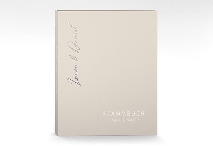 Stammbuch A4 Klar Stammbuch A4 beige silber
