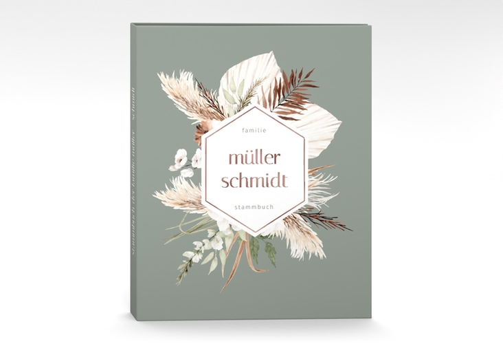 Stammbuch A4 Bohemian Stammbuch A4 gruen rosegold
