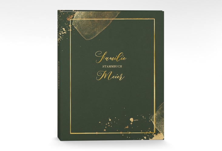 Stammbuch A4 Emerald Stammbuch A4 gruen gold