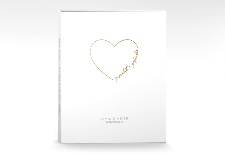 Stammbuch A4 Lebenstraum Stammbuch A4 weiss gold