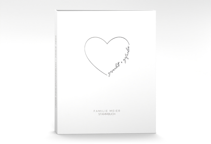 Stammbuch A4 Lebenstraum Stammbuch A4 weiss silber