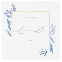 Klick: Details zu Gästebuch Creation "Classicblue" anzeigen Gästebuch Creation "Classicblue"