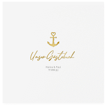 Klick: Details zu Gästebuch Creation "Ankerliebe" anzeigen Gästebuch Creation "Ankerliebe"