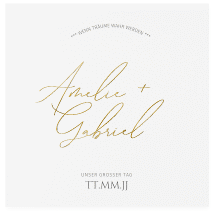 Gästebuch Creation "Federschrift"