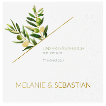 Klick: Details zu Gästebuch Creation Hochzeit "Olivenzweig" anzeigen Gästebuch Creation Hochzeit "Olivenzweig"