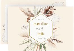 Save the Date-Karte Bohemian