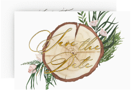 Klick: Details zu Save the Date-Karte "Woodland" anzeigen Save the Date-Karte "Woodland"