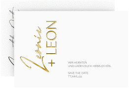 Klick: Details zu Save the Date-Karte "Your Name" anzeigen Save the Date-Karte "Your Name"