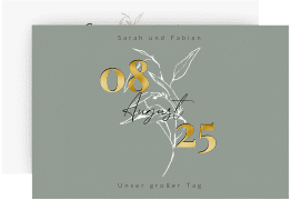 Klick: Details zu Save the Date-Karte "Seed" anzeigen Save the Date-Karte "Seed"