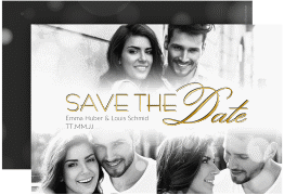 Klick: Details zu Save the Date-Karte "Bokeh" anzeigen Save the Date-Karte "Bokeh"