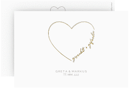 Save the Date-Karte "Lebenstraum"