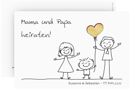 Klick: Details zu Save the Date-Karte "Family" anzeigen Save the Date-Karte "Family"