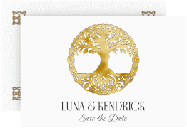 Klick: Details zu Save the Date-Karte "Lebensbaum" anzeigen Save the Date-Karte Lebensbaum