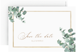Klick: Details zu Save the Date-Karte "Eucalypt" anzeigen Save the Date-Karte "Eucalypt"