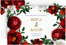 Klick: Details zu Save the Date-Karte "Florista" anzeigen Save the Date-Karte "Florista"