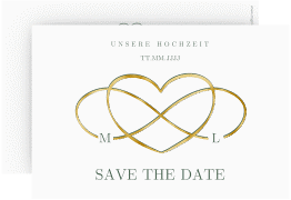 Save the Date-Karte Infinity