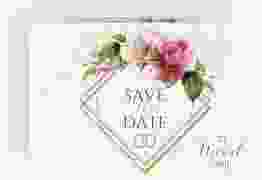Save the Date-Karte "Rosenbogen"