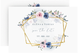 Klick: Details zu Save the Date-Karte "Dustyblue" anzeigen Save the Date-Karte "Dustyblue"