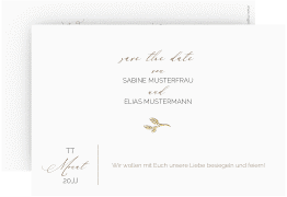 Klick: Details zu Save the Date-Karte "Plain" anzeigen Save the Date-Karte "Plain"