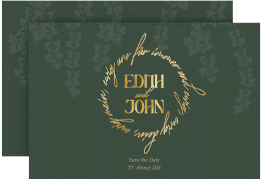 Klick: Details zu Save the Date-Karte "Efeugrün" anzeigen Save the Date-Karte "Efeugrün"