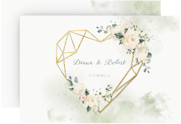 Klick: Details zu Save the Date-Karte "Adore" anzeigen Save the Date-Karte Adore