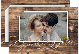 Klick: Details zu Save the Date-Karte "Rustic" anzeigen Save the Date-Karte "Rustic"