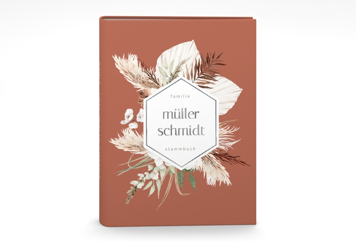 Stammbuch A5 Bohemian Stammbuch A5 orange silber
