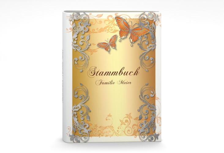 Stammbuch A5 Toulouse Stammbuch A5 orange silber