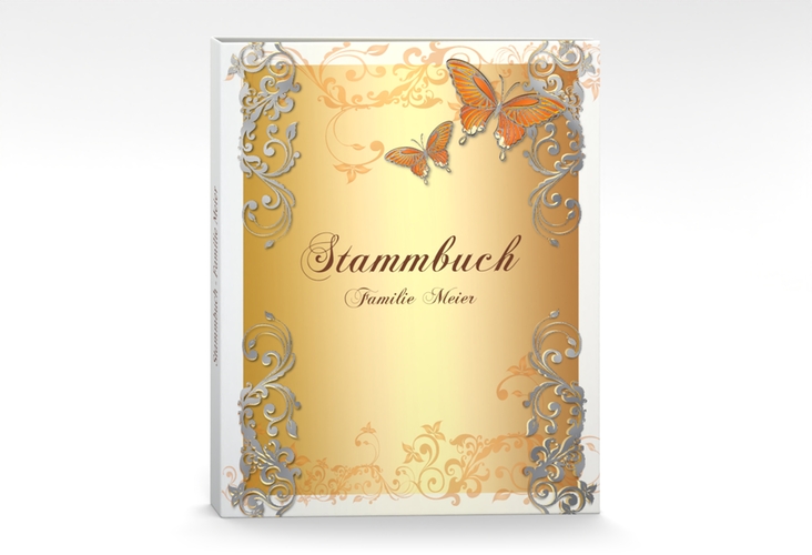 Stammbuch A4 Toulouse Stammbuch A4 orange silber