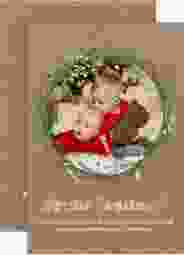 Weihnachtskarte Adventskranz