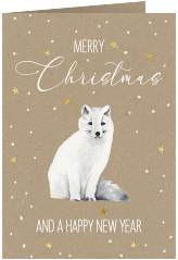 Klick: Details zu Weihnachtskarte "Winterwunderland" anzeigen Weihnachtskarte Winterwunderland