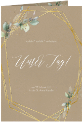 Klick: Details zu Hochzeitseinladung "Greenish" anzeigen Hochzeitseinladung "Greenish"