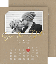 Klick: Details zu Save the Date-Kalenderblatt "Crafty" anzeigen Save the Date-Kalenderblatt "Crafty"