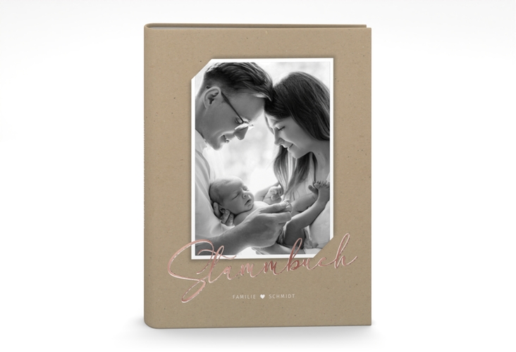 Stammbuch A5 Crafty Stammbuch A5 Kraftpapier rosegold