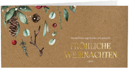 Klick: Details zu Geschäftliche Weihnachtskarte "Weihnachtsgrüße" anzeigen Geschäftliche Weihnachtskarte "Weihnachtsgrüße"