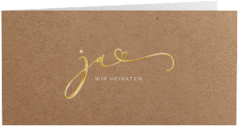 Klick: Details zu Hochzeitseinladung "Jawort" anzeigen Hochzeitseinladung "Jawort"