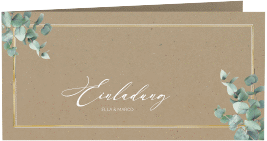 Hochzeitseinladung "Eucalypt"