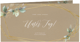 Klick: Details zu Hochzeitseinladung "Greenish" anzeigen Hochzeitseinladung "Greenish"