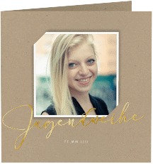 Einladung Jugendweihe "Santo"