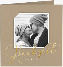 Hochzeitseinladung Crafty