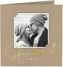 Hochzeitseinladung Crafty