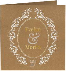 Klick: Details zu Hochzeitseinladung "Gypsophila" anzeigen Hochzeitseinladung "Gypsophila"