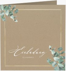 Hochzeitseinladung Eucalypt