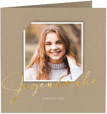 Danksagung Jugendweihe "Santo"