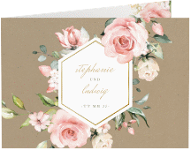 Dankeskarte Hochzeit "Graceful"