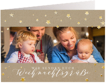 Weihnachtskarte "Sternennacht"