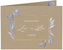 Klick: Details zu Danksagungskarte Hochzeit "Classicblue" anzeigen Danksagungskarte Hochzeit "Classicblue"